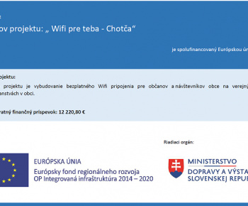 Aktuality / ,,Wifi pre teba - Chotča - foto
