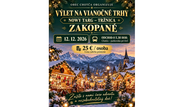 Výlet na vianočné trhy
