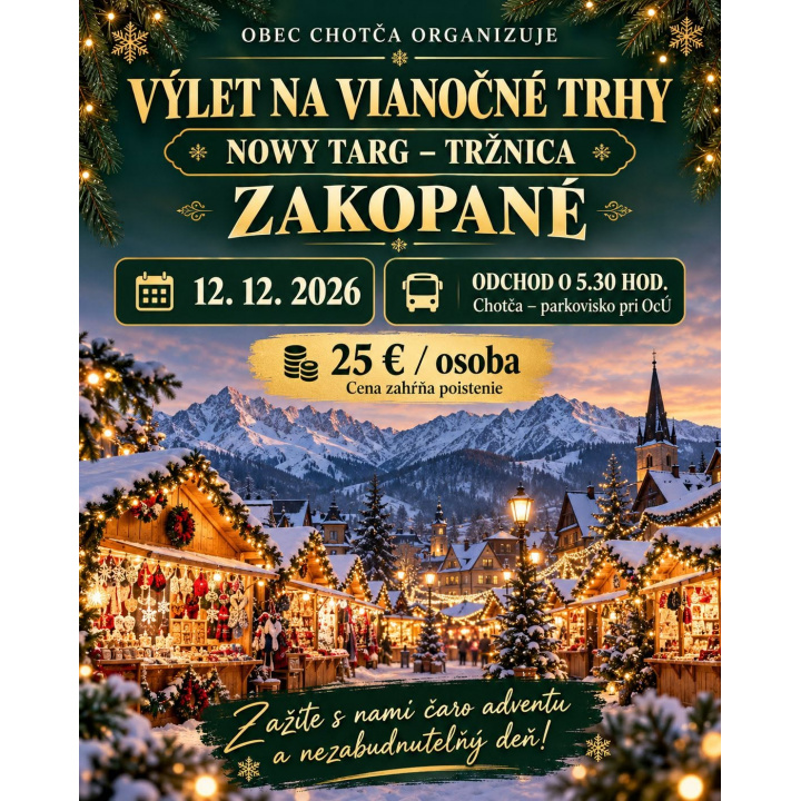 Výlet na vianočné trhy