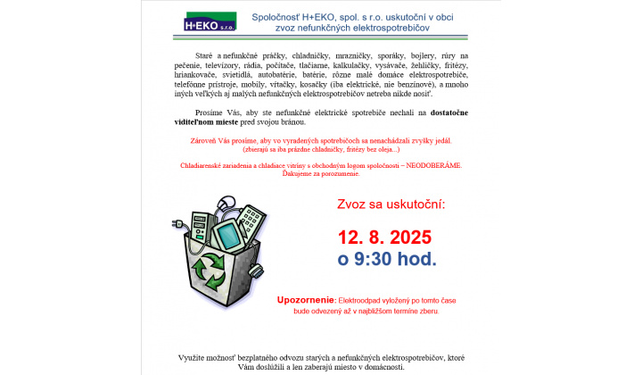 Zber elektroodpadu