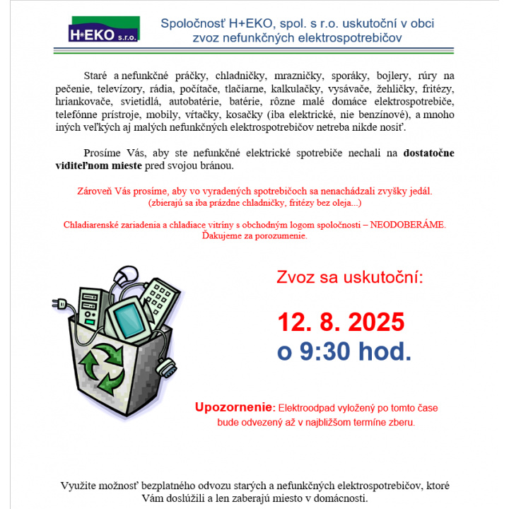 Zber elektroodpadu